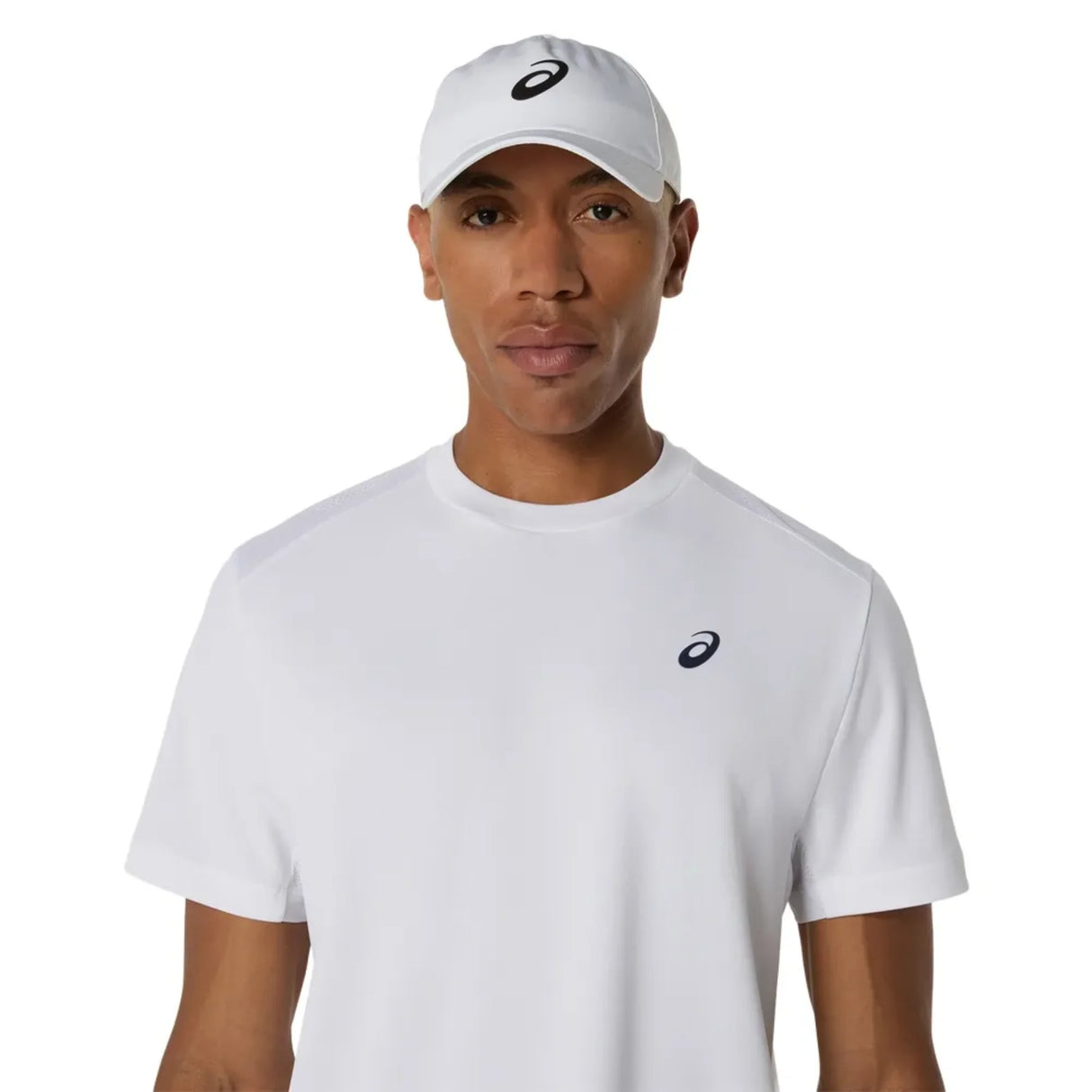 Playera Asics Court SS Top Blanco para Pádel