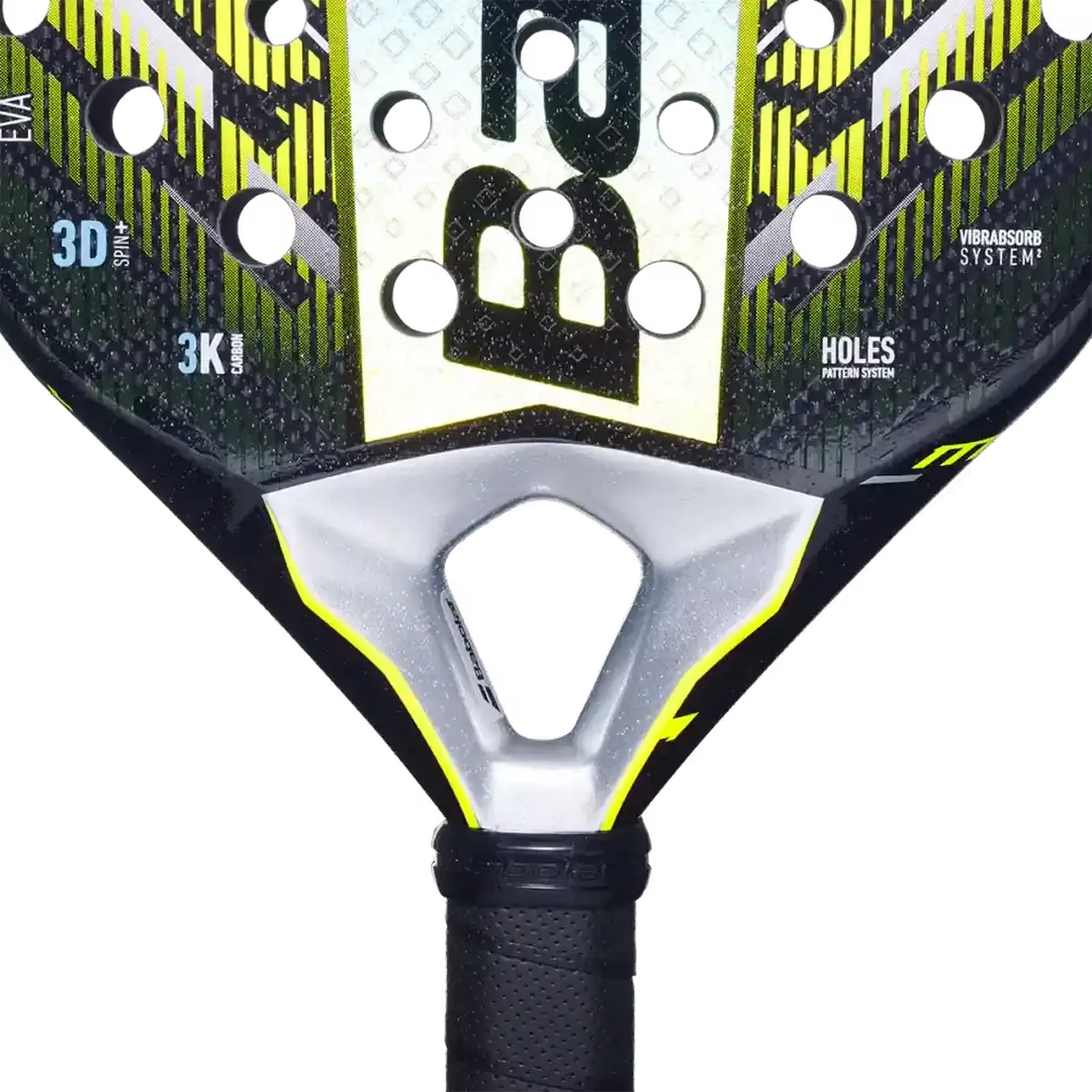 pala padel babolat viper 2025 con superficie rugosa para efectos