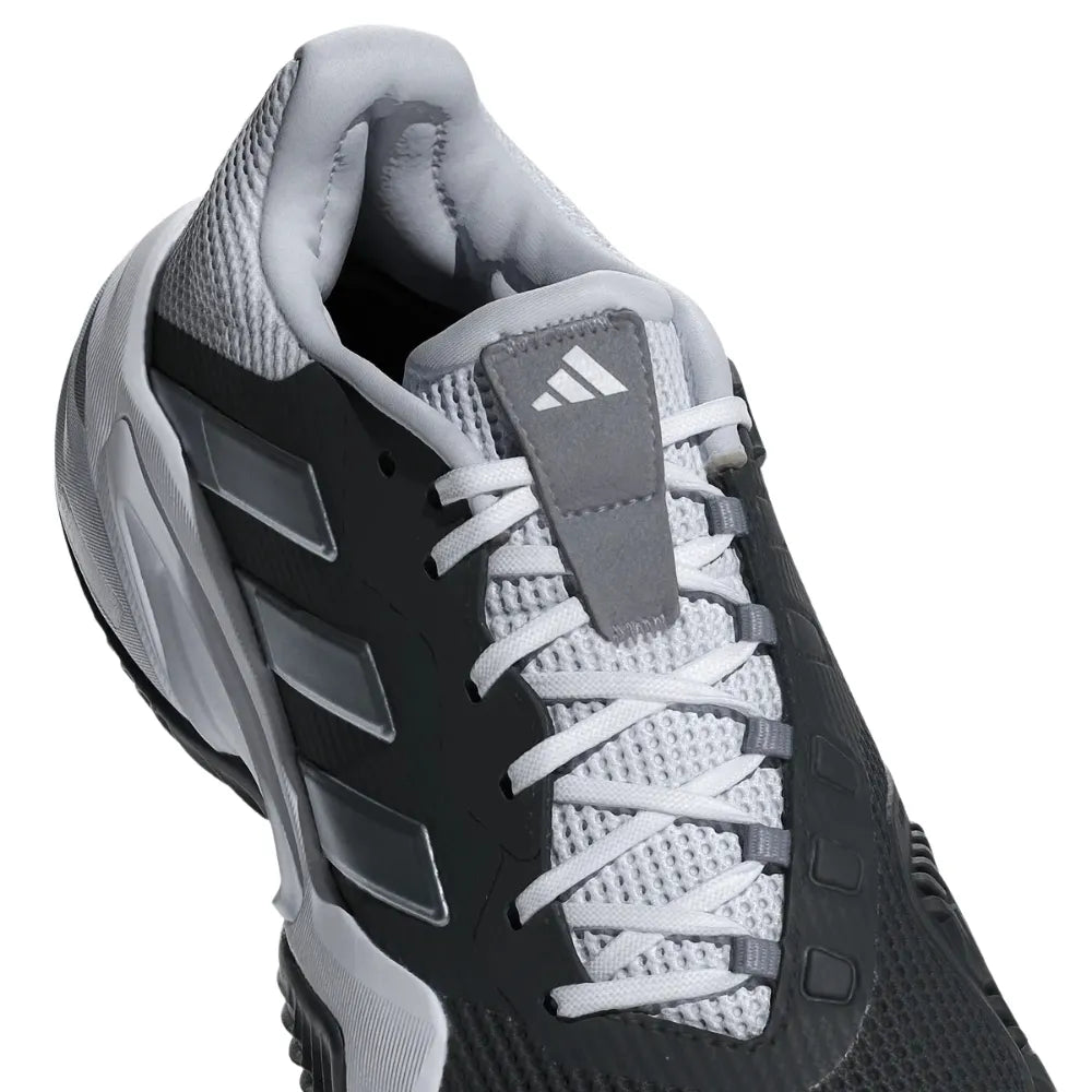 adidas courtjam control 3 calzado para padel en negro y plata