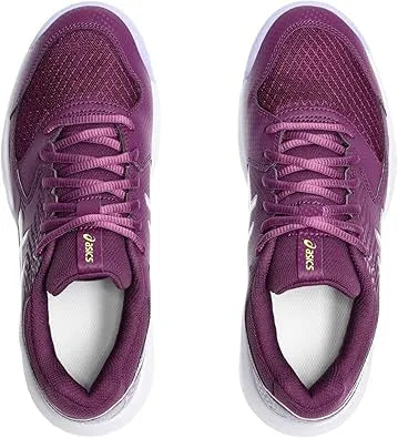 tenis asics dedicate 8 mujer clay con malla transpirable en el empeine
