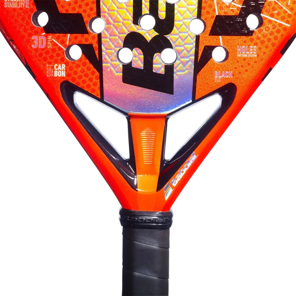 diseño exclusivo babolat viper soft juan lebrón con logo babolat
