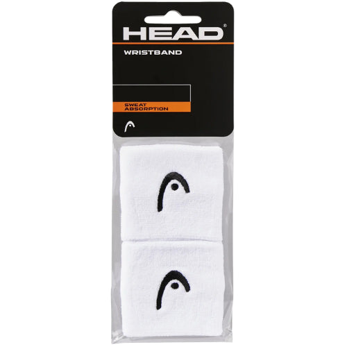 Muñequera Head 2.5'' Blanca para Pádel