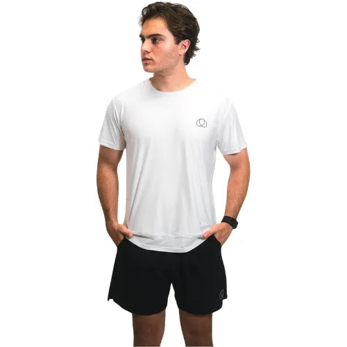 Playera Deuce Tee Game Day Blanca Hombre para Pádel