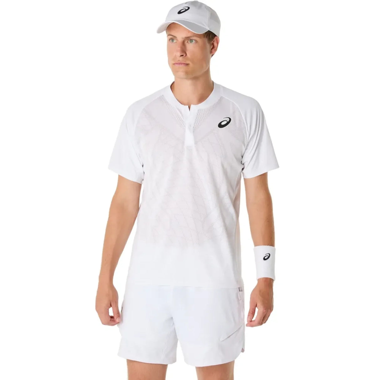 Polo Asics Match Actibreeze Blanco para Pádel