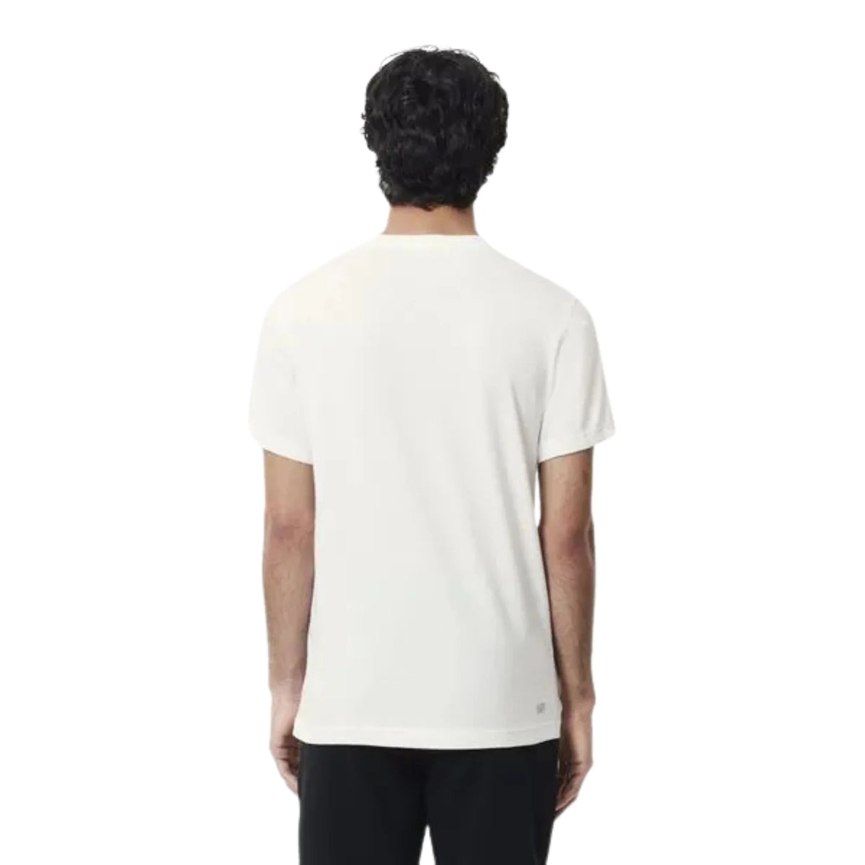Playera Lacoste Ultra Dry Logo XXL Blanco/Verde para Pádel