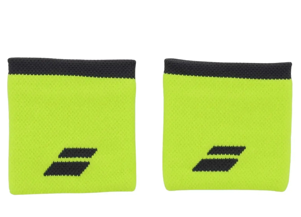 Muñequera Babolat Logo Gris/Aero para Pádel