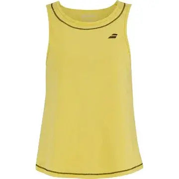camiseta sin mangas babolat exercise cotton mujer color amarillo