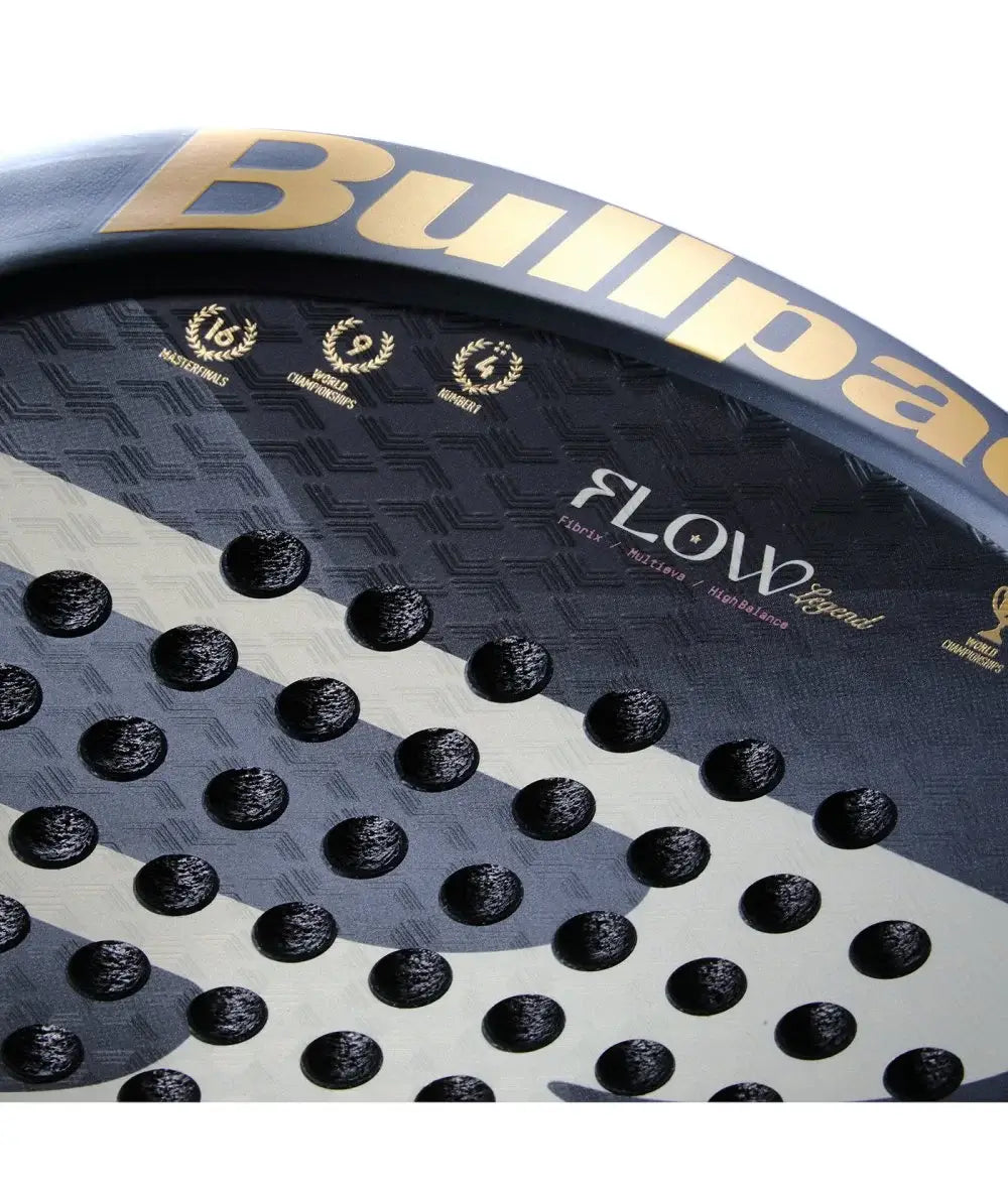 pala avanzada bullpadel flow legend mujer con marco carbontube resistente