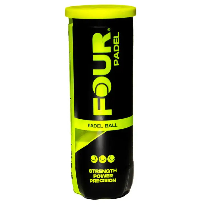 caja four padel x24 con 72 pelotas presurizadas