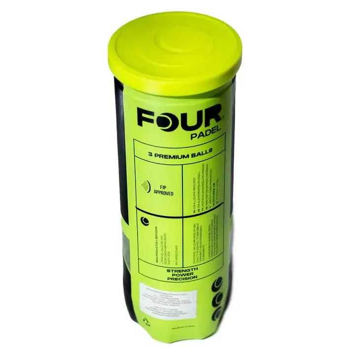 caja de botes four padel x3 ideal para entrenamientos largos