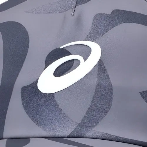 gorra asics unisex gris training con diseño ergonómico camuflaje