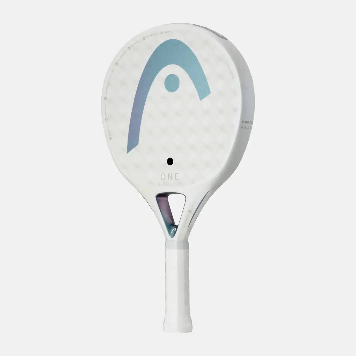 pala de padel head one ultralight blanco 2025 con puente ergonómico