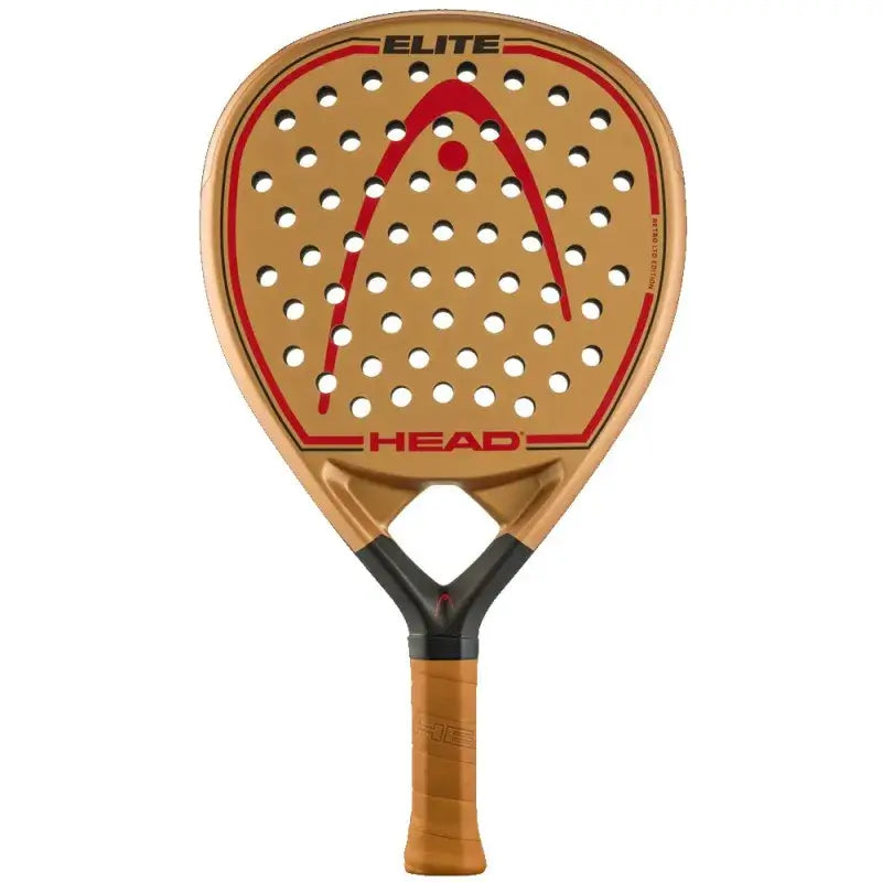 pala head elite ltd 2025 dorada edición limitada con diseño retro y funda
