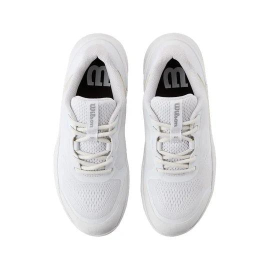 calzado wilson intrigue pro mujer blanco ideal para pista de pádel o tenis
