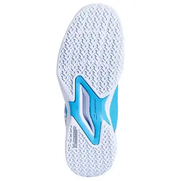 zapatillas babolat pádel niño azul con ajuste seguro y peso ligero