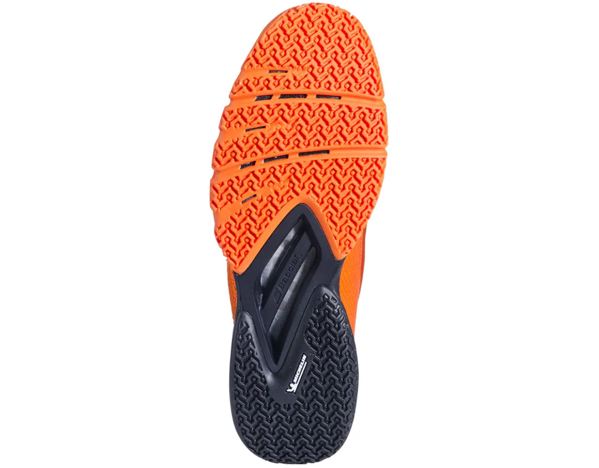 tenis babolat jet premura 2 naranja para pádel profesional con suela michelin
