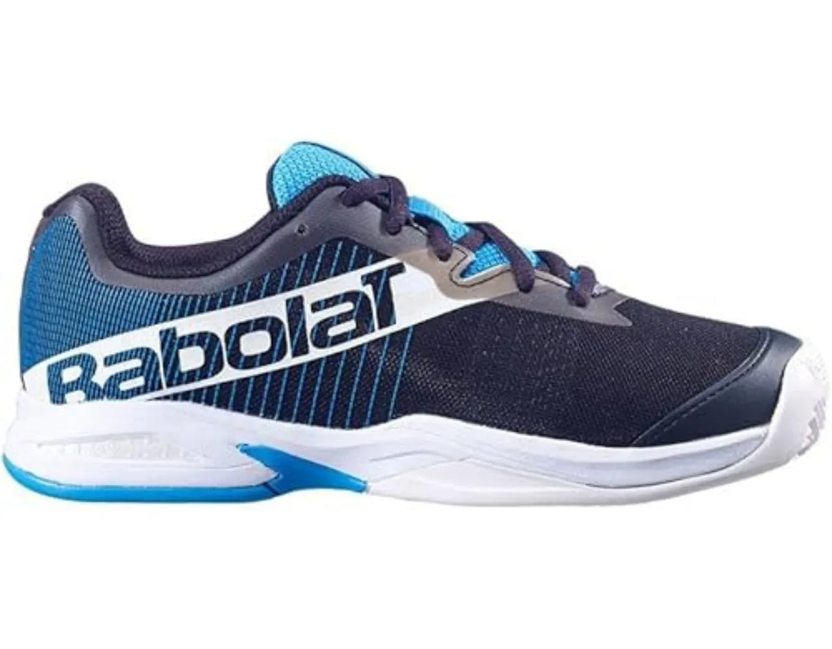 zapatillas jet premura black blue de babolat para jugadores rápidos en pádel
