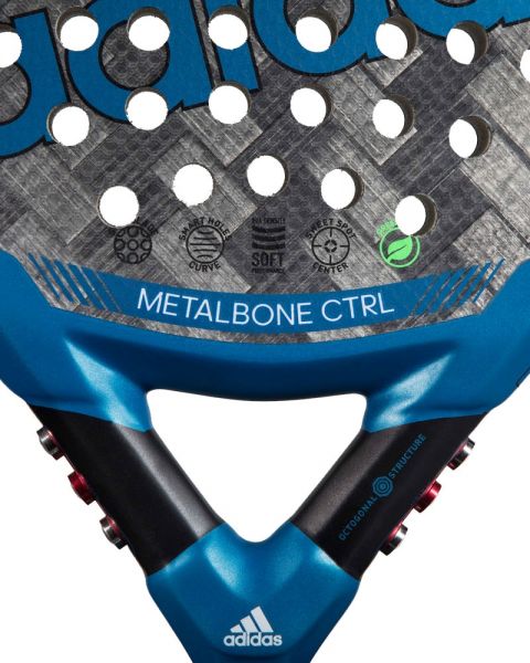 raqueta de padel adidas metalbone control 3.1 con núcleo soft performance