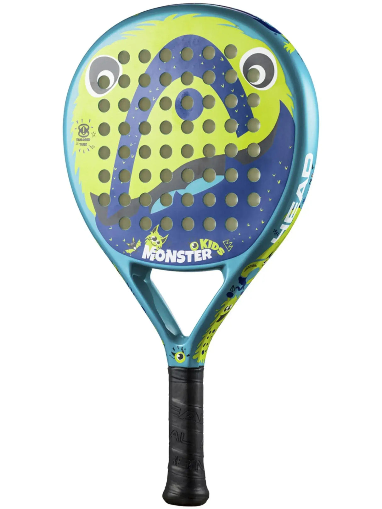 pala de pádel para niños head monster kids color azul y verde