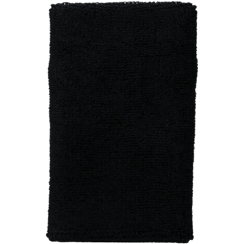 muñequera deportiva larga color negro de la marca Asics