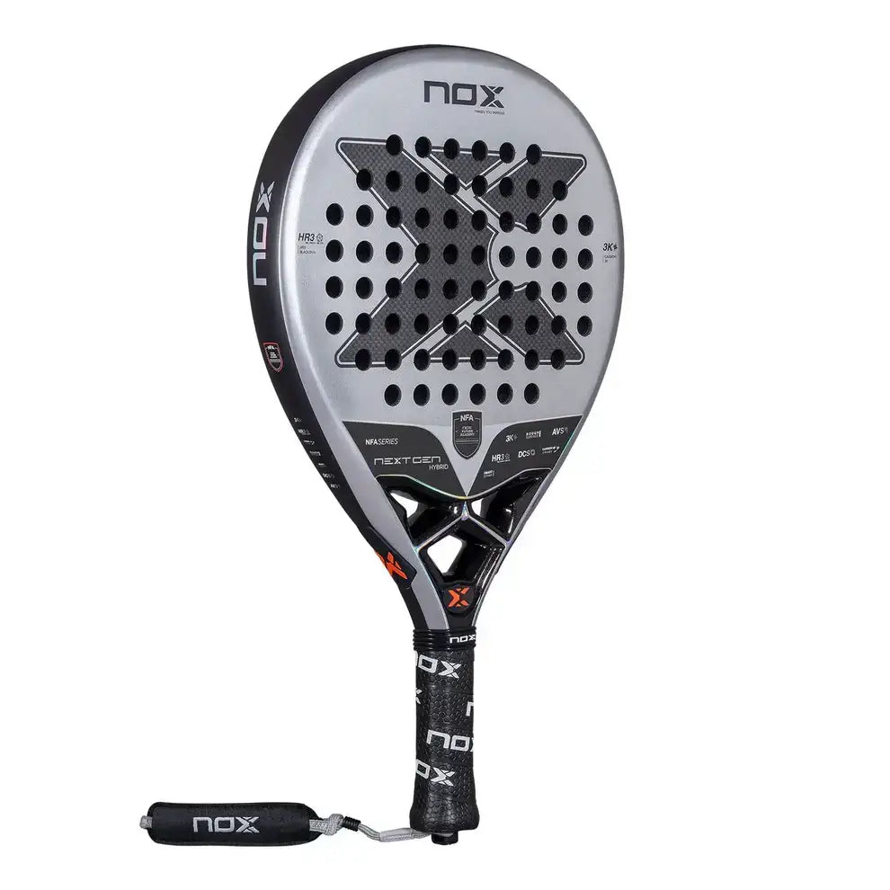 pala padel nox nextgen pro híbrida con carbono 3k y diseño pro