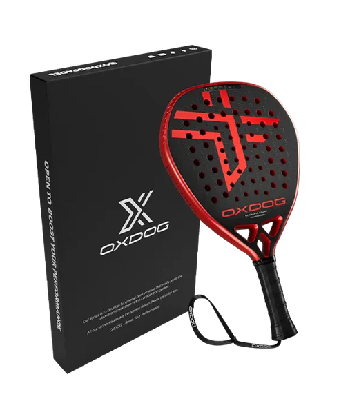 pala pádel oxdog court 2026 en rojo para jugadores intermedios y técnicos