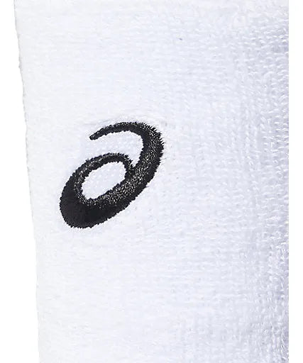 muñequeras asics blancas pack doble de felpa para entrenamiento