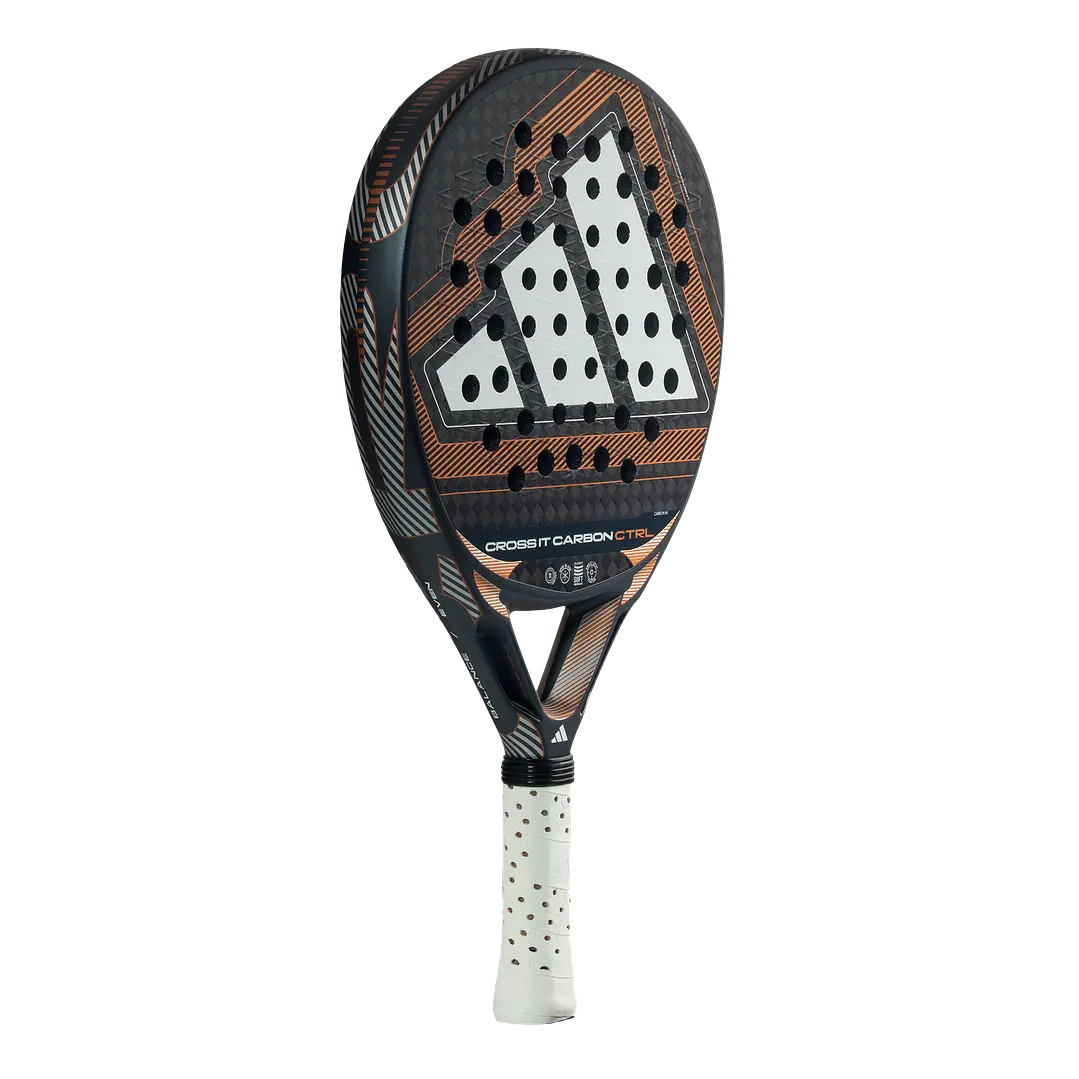 pala de padel adidas carbon control 3.5 con fibra 6k y diseño elegante