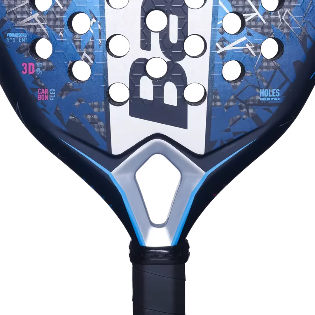 pala babolat air veron 2023 ligera y rápida en color negro con azul