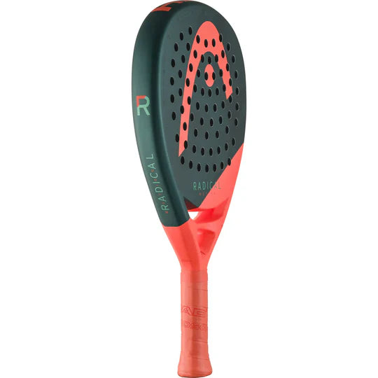 pala padel Head Radical Motion 2026 perfil lateral ligera de 355 g diseñada para juego táctico de padel deporte