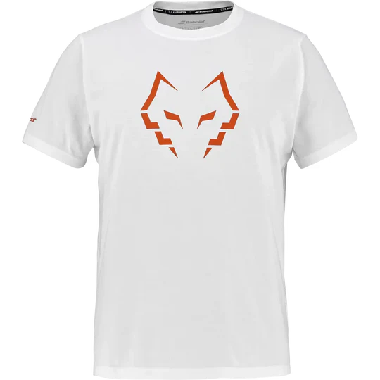 Playera Babolat Juan Lebrón Cotton Tee Blanco para Pádel