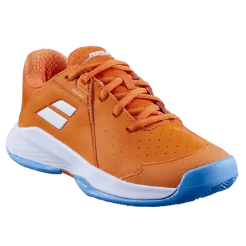 tenis babolat naranja niño para entrenamiento regular en cancha de arcilla