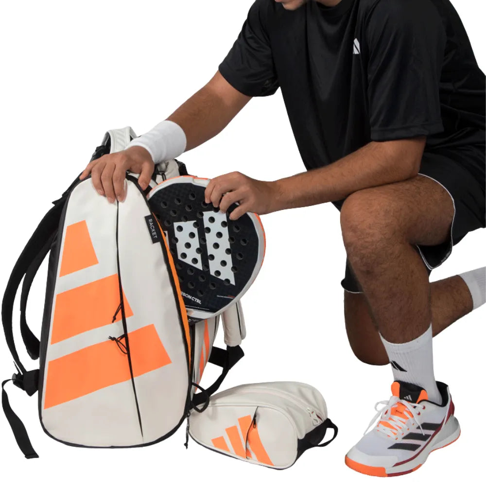 bolsa tipo raquetero adidas pala padel multigame white para padel mexico