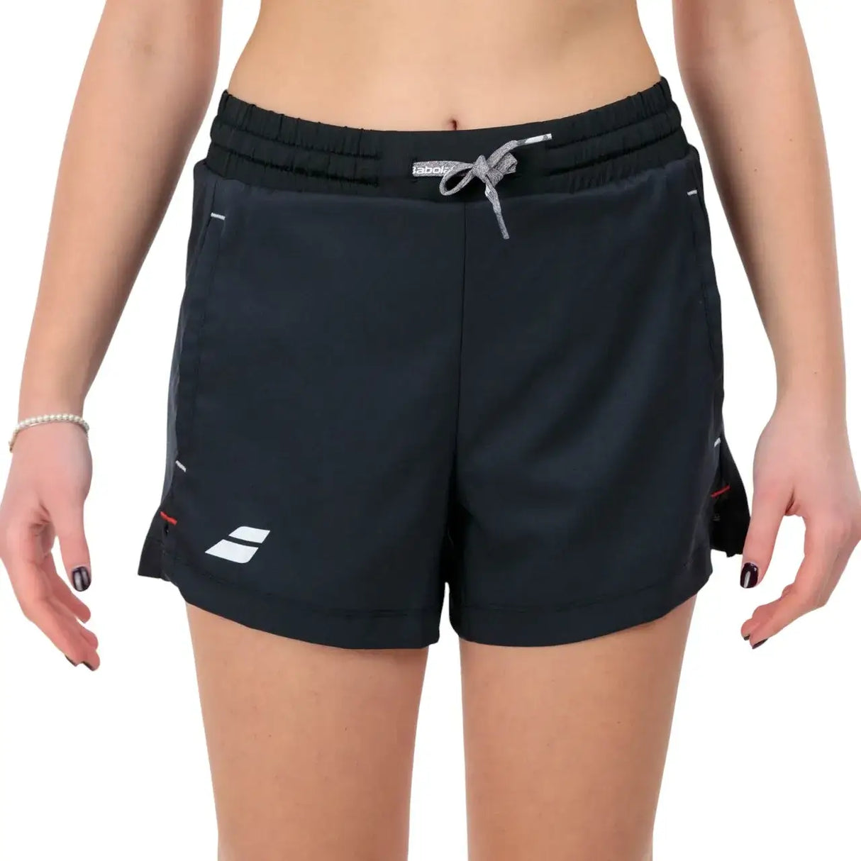 babolat short mujer negro con diseño funcional y estilo sobrio