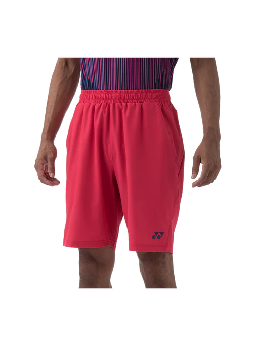 shorts yonex men geranium pink con tecnología verycool para pádel