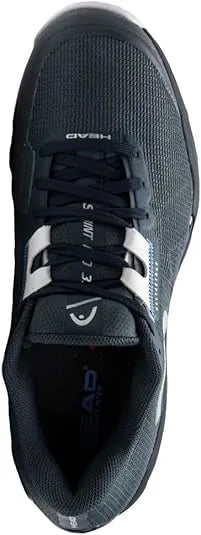 tenis deportivos head sprint pro 3.5 negros con refuerzo lateral