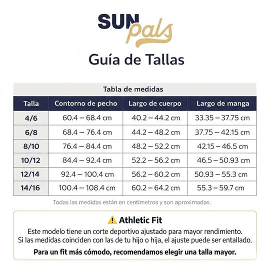 Sudadera SunPals High Performance Azul Atlántico para Pádel
