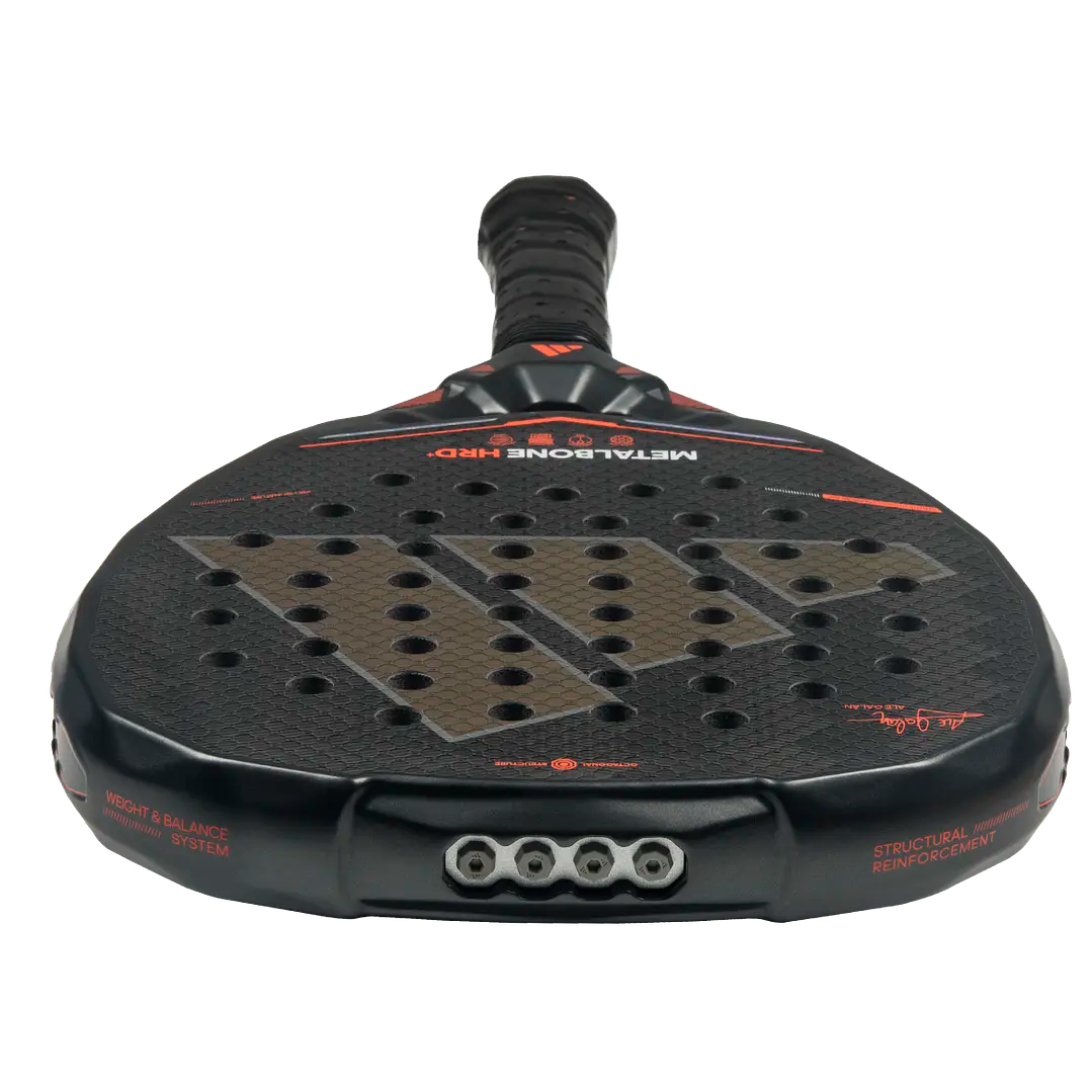 pala adidas hrd con acabado rugoso y tacto seco para máxima potencia