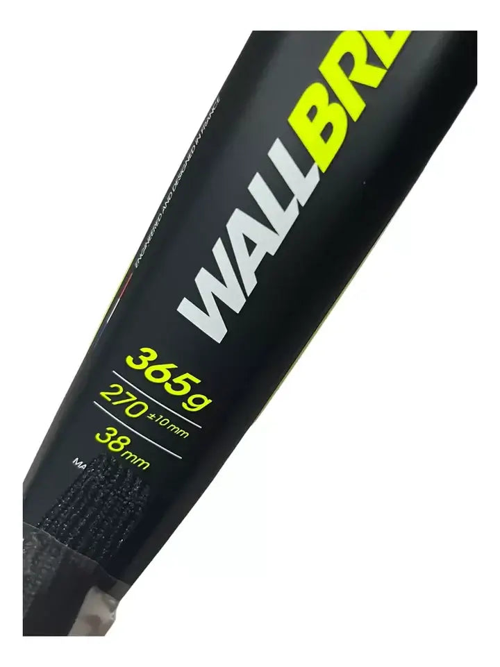 pala tecnifibre wall breaker 365 con diseño aerodinámico y colores modernos