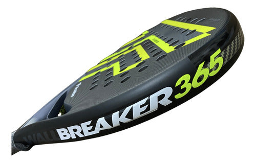 raqueta padel tecnifibre wall breaker 365 para remates potentes