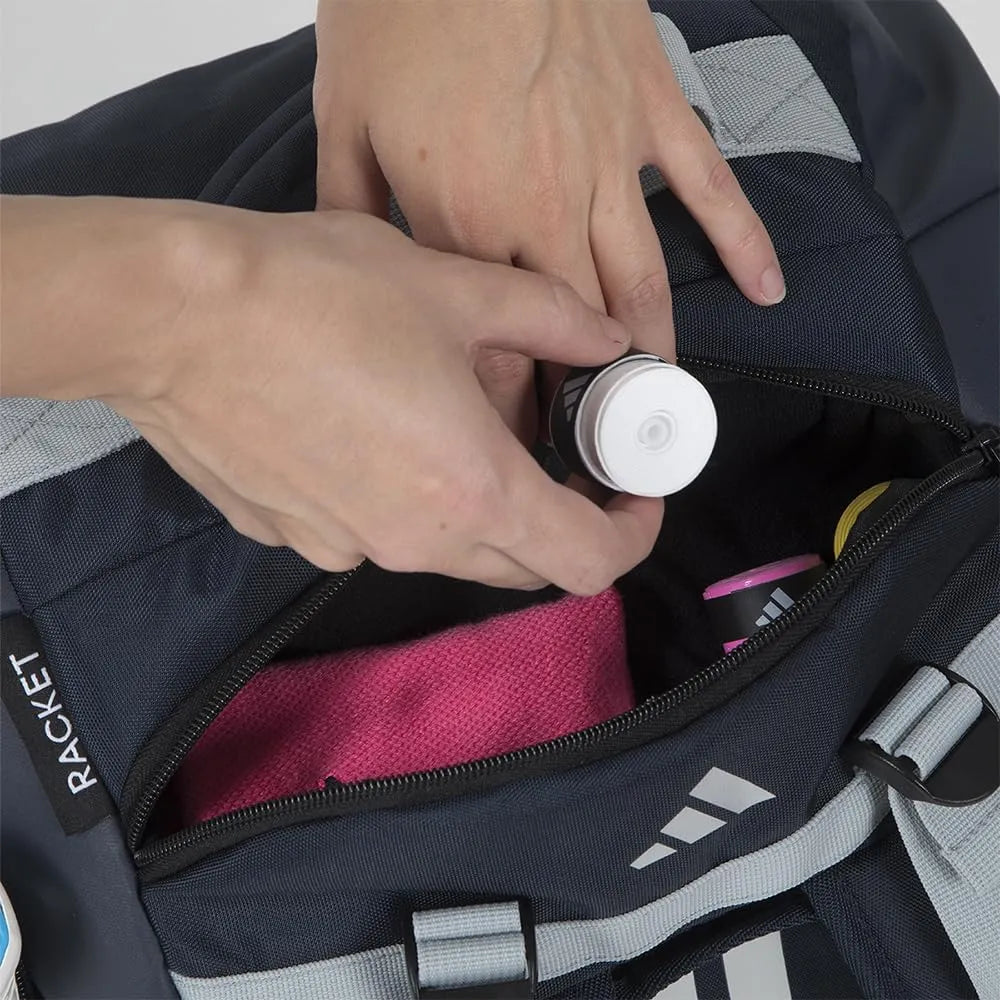 paletero adidas para pádel modelo tour 3.4 azul marino con gran espacio interior