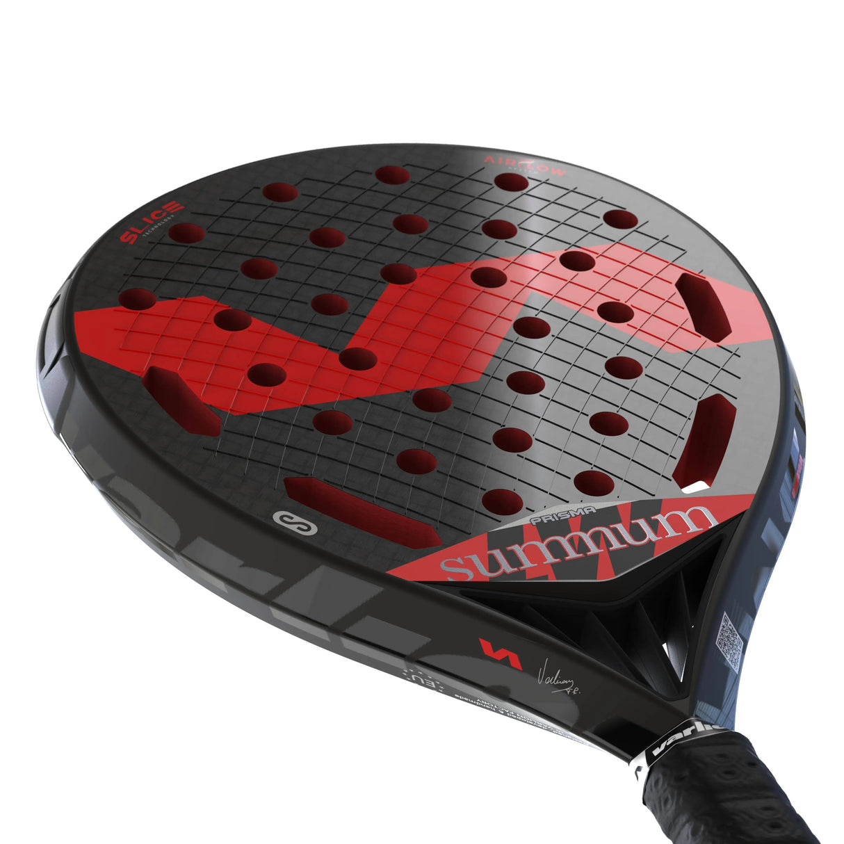 pala de padel varlion airflow w 2023 con marco de carbono y diseño aerodinámico