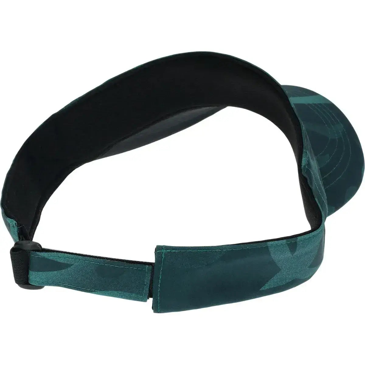 visera performance asics color verde con banda interior absorbente