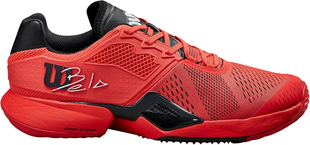 tenis wilson bela tour infrared black para pádel con diseño exclusivo de belasteguín