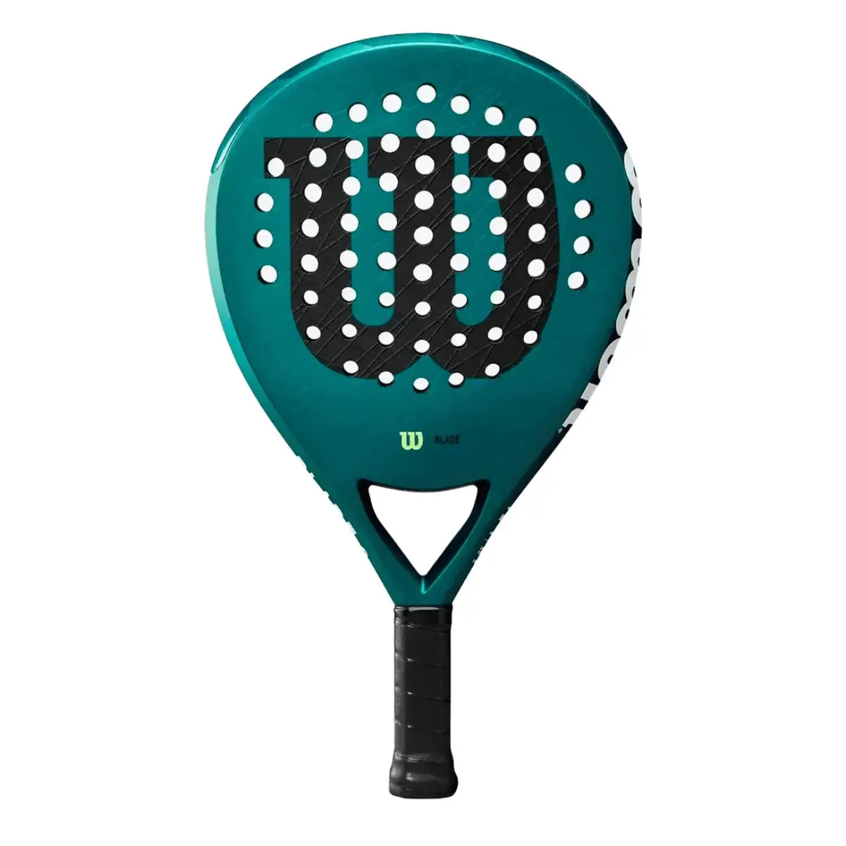 pala de pádel wilson blade pro v3 2024 con diseño dinámico en negro y rojo