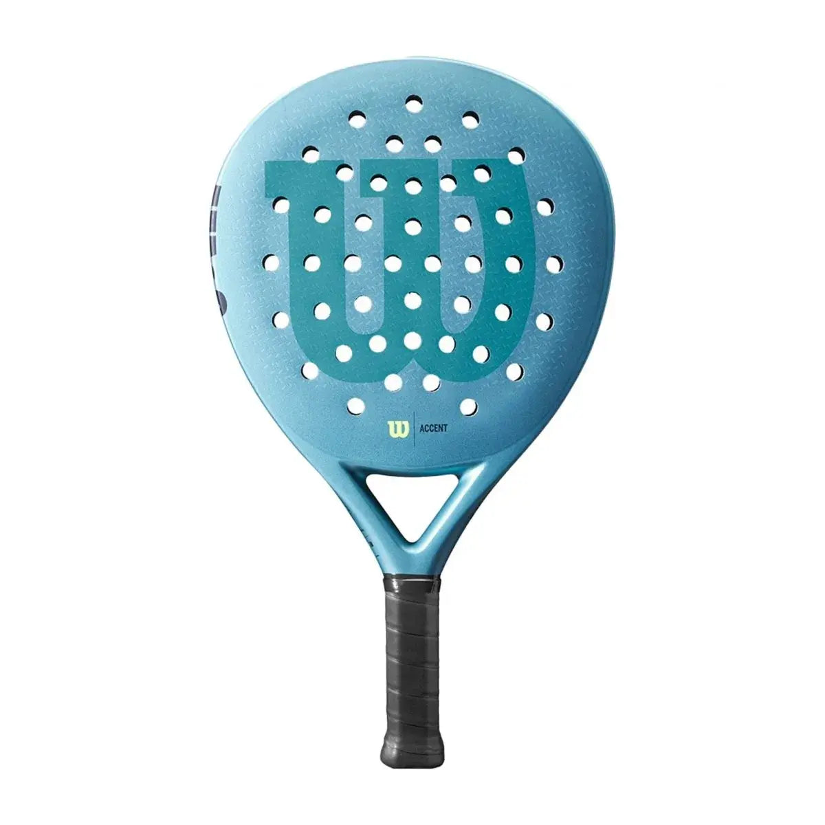 pala de pádel wilson accent con forma de lágrima y espuma eva blanda