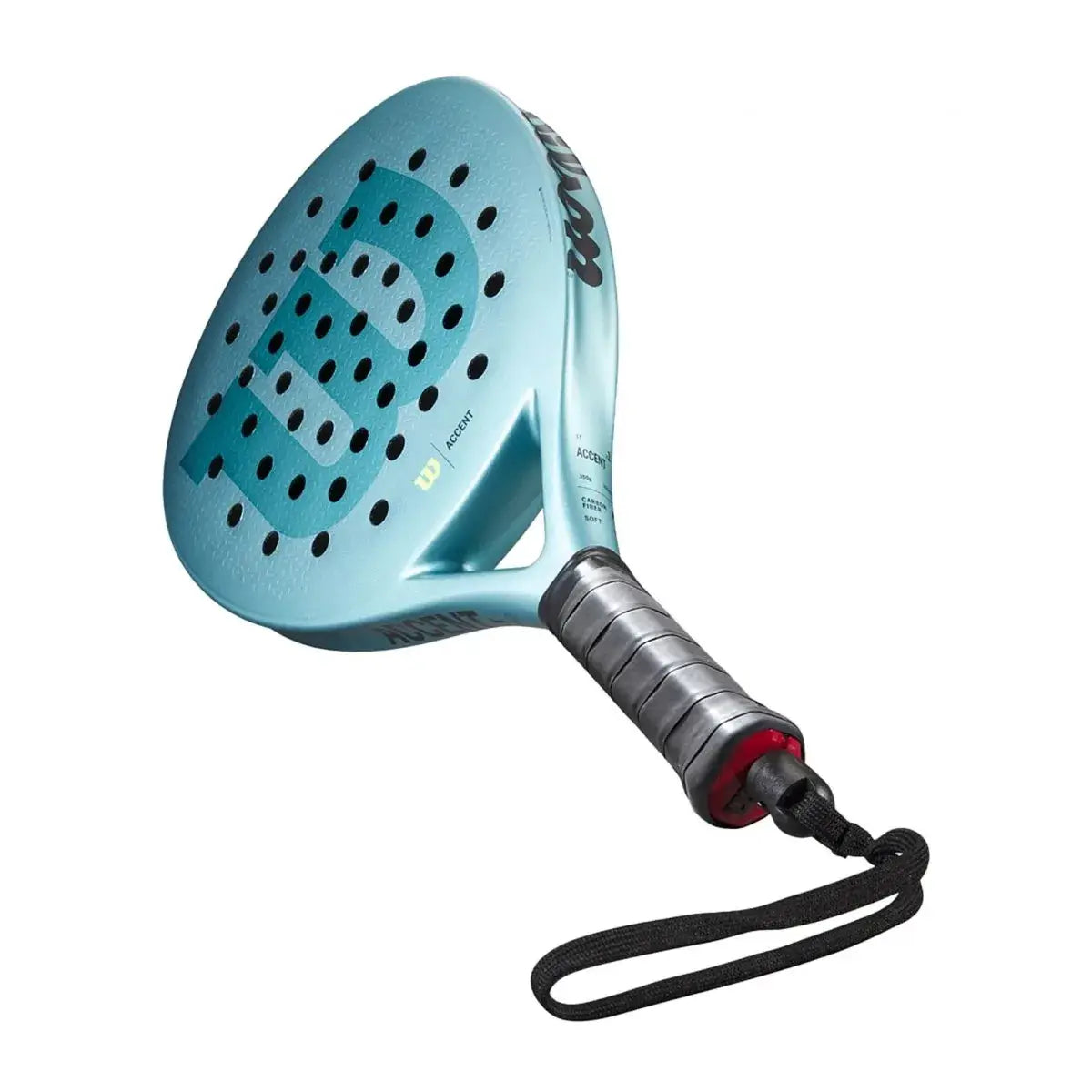 pala de padel wilson accent con núcleo soft eva y excelente absorción de impactos