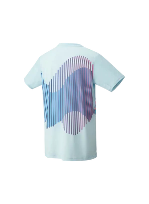 camiseta yonex 10562ex crystal blue manga corta para deportes de raqueta