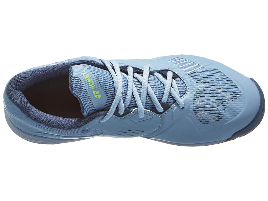 tenis yonex sonicage 3 color azul grisáceo para jugadores intermedios