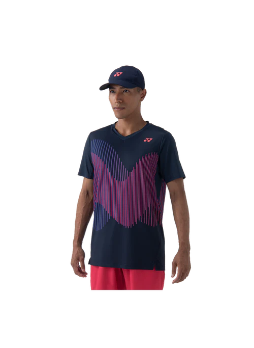 camiseta yonex indigo blue transpirable ideal para jugar pádel